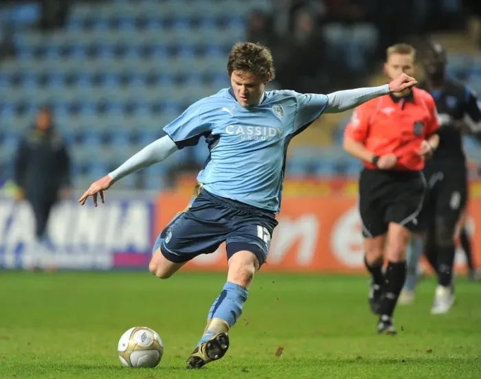 Framed Print : Aron Gunnarsson: Coventry City's Midfield Maestro Shines in FA Cup Third Round Replay Against Portsmouth (January 12, 2010) Framed Print : Aron Gunnarsson: Coventry City's Midfield Maestro Shines in FA Cup Third Round Replay Against Portsmouth (January 12, 2010)