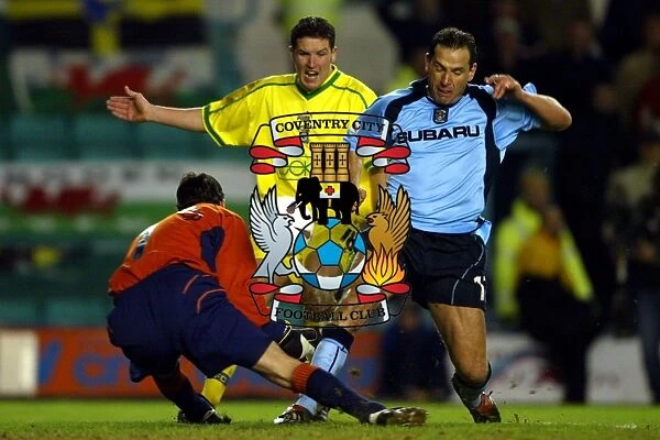 AXA FA Cup Showdown: Dean Holdsworth vs. Scott Young and Neil Alexander - Coventry City vs. Cardiff City (January 15, 2003)