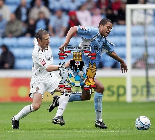 Barmby vs. Hall: Intense Moment in Coventry City vs. Hull City Championship Clash (2007)