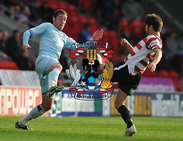 Battle for the Ball: Coventry City vs. Doncaster Rovers in Championship Clash