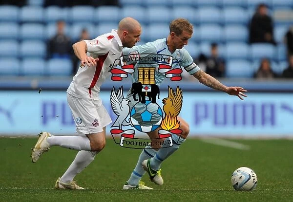 Battle for the Ball: Coventry City vs Scunthorpe United in Football League One