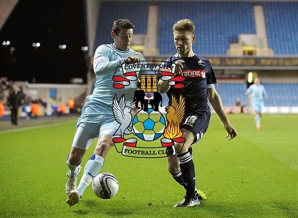 Battle for the Ball: Jutkiewicz vs. Ward - Coventry City vs. Millwall in Npower Championship