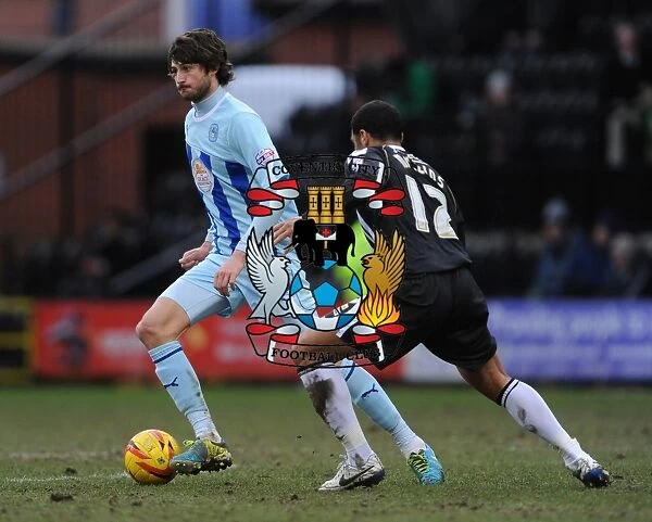 Battle for the Ball: Mullins vs. Barton in Notts County vs. Coventry City League One Clash
