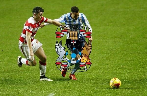 Battle for the Ball: Murphy vs. Middleton in Coventry City's Sky Bet League One Clash against Doncaster Rovers