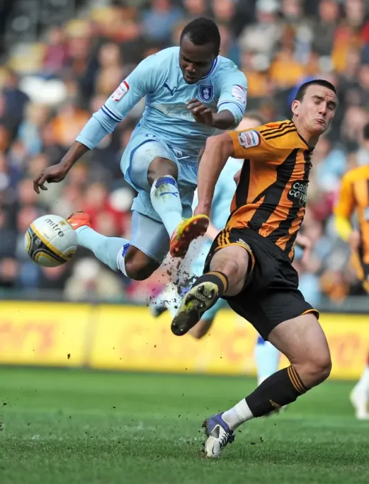 Framed Print : Battle for the Ball: Nimely vs. Hobbs in the Intense Npower Championship Clash Framed Print : Battle for the Ball: Nimely vs. Hobbs in the Intense Npower Championship Clash
