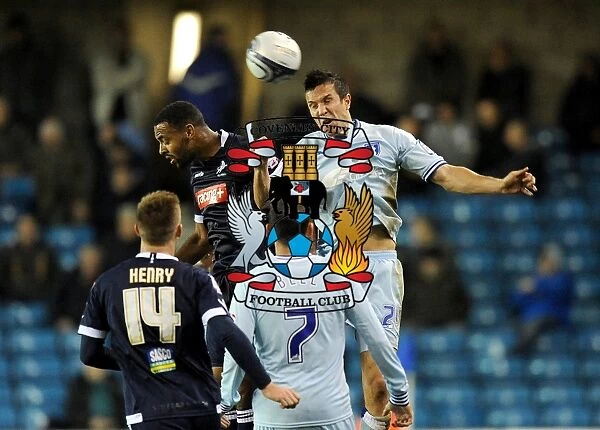 Battle for the Ball: Wood vs. Trotter in Millwall vs. Coventry City Championship Clash