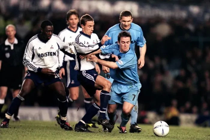 Framed Print : Battle on the Pitch: Coventry City vs. Tottenham Hotspur in the FA Cup Third Round (January 16, 2002) Framed Print : Battle on the Pitch: Coventry City vs. Tottenham Hotspur in the FA Cup Third Round (January 16, 2002)
