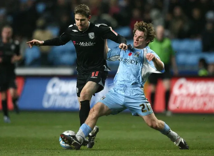 Framed Print : Battle for Supremacy: Coventry City vs. West Bromwich Albion in the Championship - Jay Tabb vs. Zoltan Gera (Ricoh Arena, 12-11-2007) Framed Print : Battle for Supremacy: Coventry City vs. West Bromwich Albion in the Championship - Jay Tabb vs. Zoltan Gera (Ricoh Arena, 12-11-2007)
