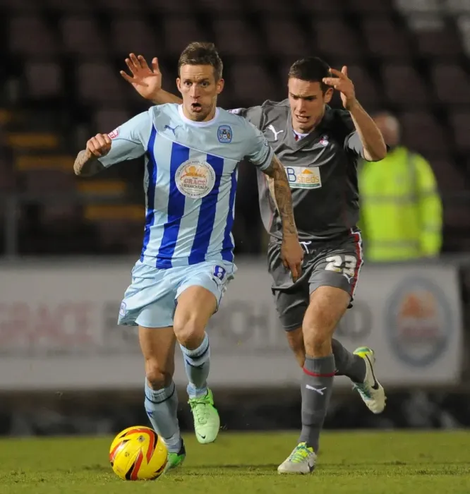 Framed Print : Battle for Supremacy: Coventry City vs Rotherham United in Sky Bet League One