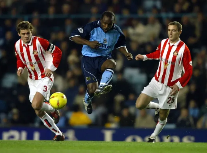 Framed Print : Battleground Division One: Coventry City vs. Sunderland - Joachim vs. McCartney & Healy: A Fight for Control (08-12-2003) Framed Print : Battleground Division One: Coventry City vs. Sunderland - Joachim vs. McCartney & Healy: A Fight for Control (08-12-2003)