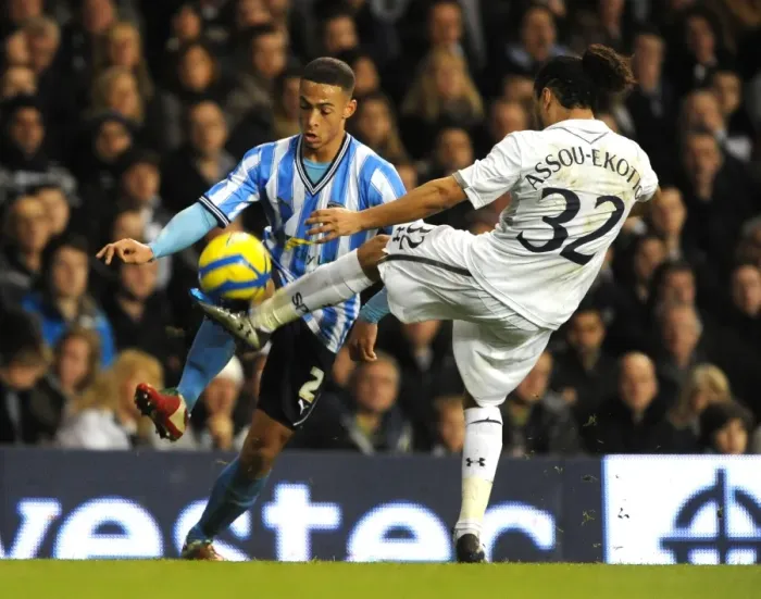 Framed Print : Battleground White Hart Lane: Assou-Ekotto vs. Clarke in FA Cup Third Round Clash Framed Print : Battleground White Hart Lane: Assou-Ekotto vs. Clarke in FA Cup Third Round Clash