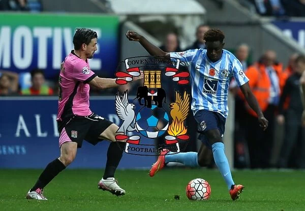 Battling for the Ball: Coventry City vs. Northampton Town in the Emirates FA Cup