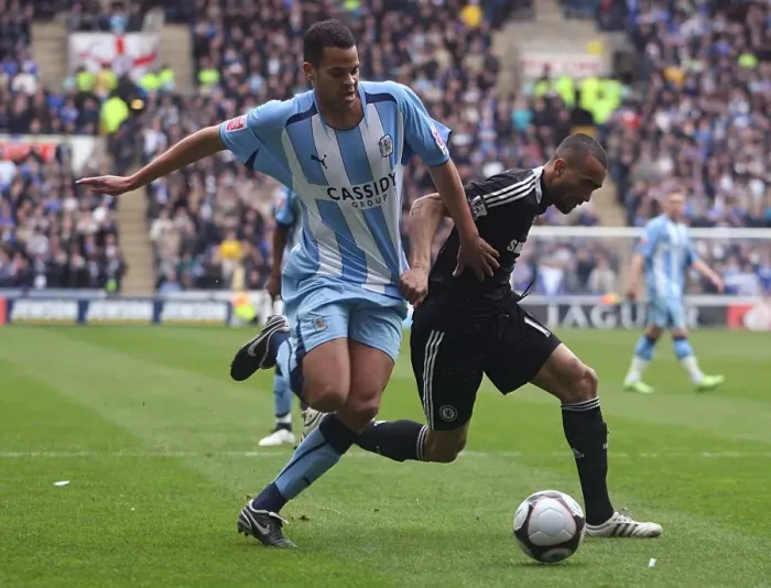 Framed Print : Battling for the FA Cup: Marcus Hall vs. Jose Bosingwa Framed Print : Battling for the FA Cup: Marcus Hall vs. Jose Bosingwa
