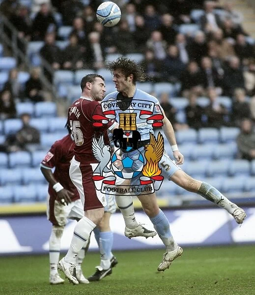 Battling for Supremacy: Unsworth vs. Ward in the Coca-Cola Championship Clash between Coventry City and Burnley (January 19, 2008)