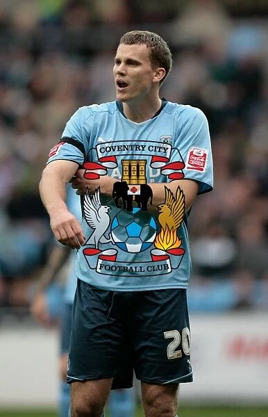 Ben Turner in Action: Coventry City vs. West Bromwich Albion - Championship Match (24-10-2009, Ricoh Arena)