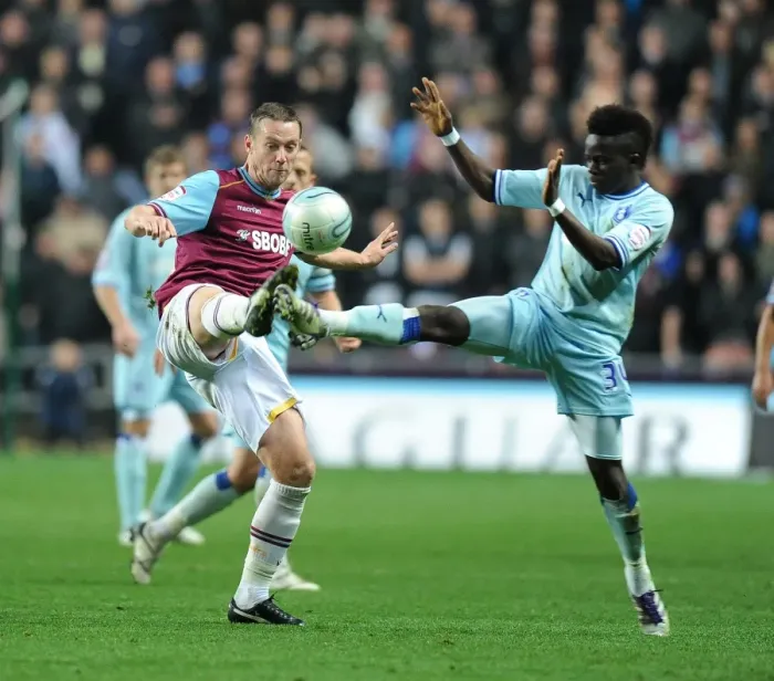 Framed Print : Big Clash: Bigirimana vs. Nolan in Coventry City vs. West Ham United Npower Championship Showdown Framed Print : Big Clash: Bigirimana vs. Nolan in Coventry City vs. West Ham United Npower Championship Showdown