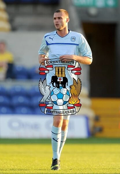 Billy Daniels of Coventry City in Action at Mansfield Town's Field Mill (July 26, 2013) - Friendly Match