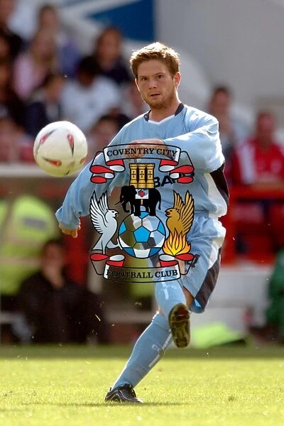 Bjarni Gudjonssen in Action for Coventry City vs Nottingham Forest (2004)