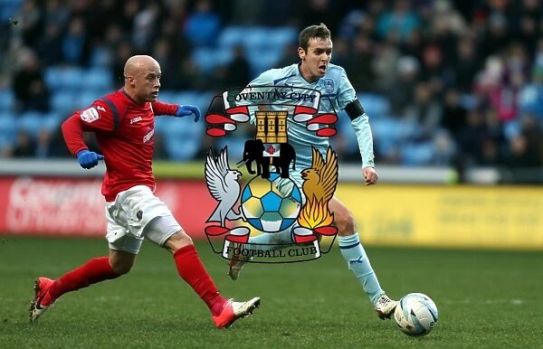Blair Adams Evades Luke Rodgers: Coventry City vs Shrewsbury Town, Npower League One