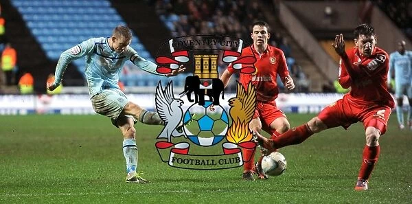 Blocked Shot Showdown: Coventry City vs Crewe Alexandra in the Johnstones Paint Trophy Northern Final at Ricoh Arena