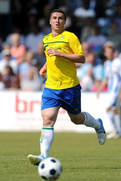 Framed Print : Callum Ball in Action: Coventry City FC vs Nuneaton Town - Pre-Season Friendly at Liberty Way Stadium