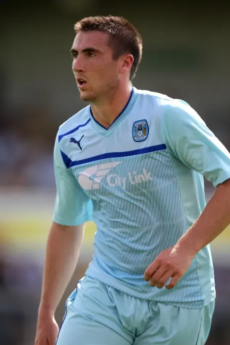 Framed Print : Callum Ball in Action: Coventry City vs. Bristol Rovers Pre-Season Friendly Framed Print : Callum Ball in Action: Coventry City vs. Bristol Rovers Pre-Season Friendly