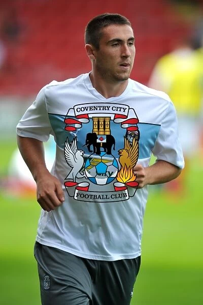 Callum Ball in Action: Coventry City vs Crewe Alexandra, Football League One, Gresty Road (September 1, 2012)
