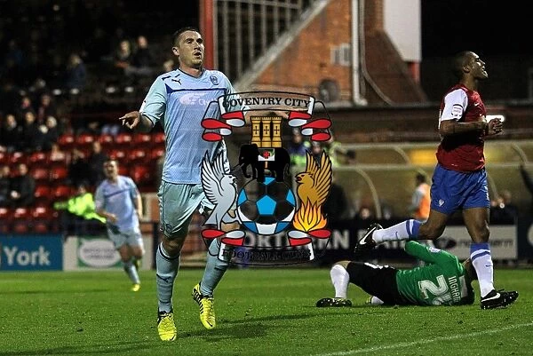 Callum Ball Scores Second Goal for Coventry City in Johnstones Paint Trophy Match against York City