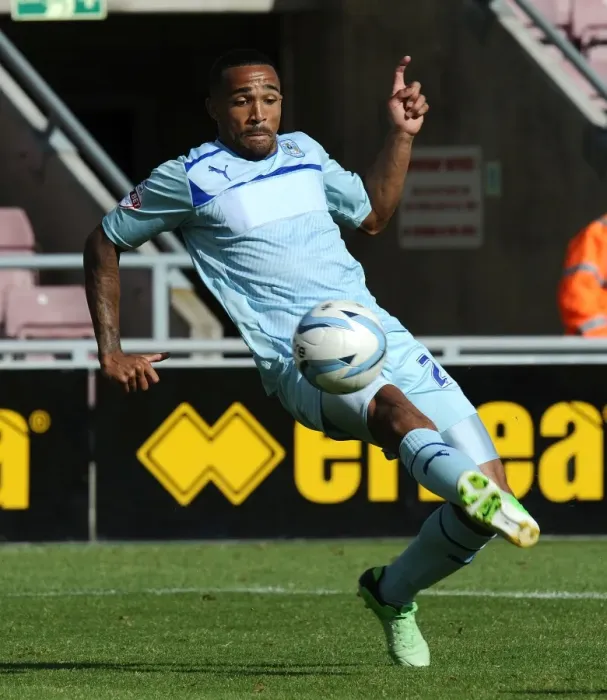 Framed Print : Callum Wilson: In Action for Coventry City vs Colchester United (Sky Bet Football League One, September 8, 2013) Framed Print : Callum Wilson: In Action for Coventry City vs Colchester United (Sky Bet Football League One, September 8, 2013)