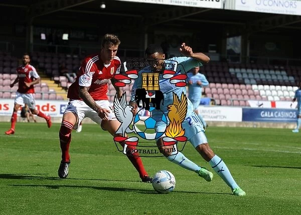 Callum Wilson Outmaneuvers Aden Flint: Coventry City's Thrilling Moment vs. Bristol City (Sky Bet League One, August 11, 2013)