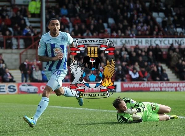 Callum Wilson Scores First Goal for Coventry City Against Brentford in Sky Bet League One (22-03-2014)