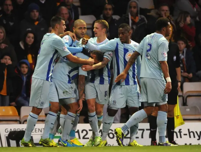 Framed Print : Callum Wilson Scores Hat-trick: Coventry City's Triumph Over Bradford City (Sky Bet League One) Framed Print : Callum Wilson Scores Hat-trick: Coventry City's Triumph Over Bradford City (Sky Bet League One)