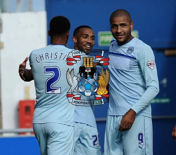 Callum Wilson Scores His Second Goal: Coventry City's Victory Moment vs Colchester United (Sky Bet Football League One, 2013)