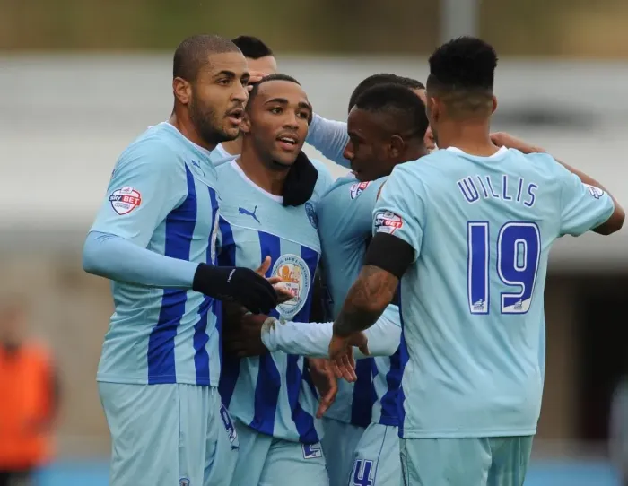 Framed Print : Callum Wilson's Brace: Coventry City's Triumph over Sheffield United (Sky Bet League One, October 13, 2013) Framed Print : Callum Wilson's Brace: Coventry City's Triumph over Sheffield United (Sky Bet League One, October 13, 2013)