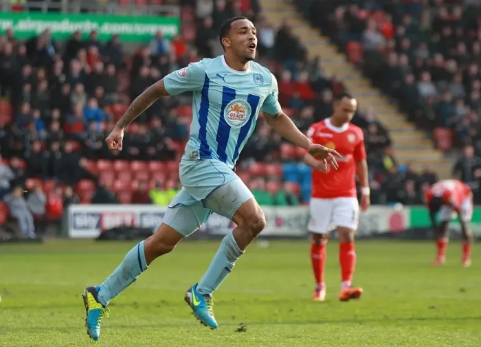 Framed Print : Callum Wilson's Game-Winning Goal: Coventry City Claims Sky Bet League One Victory over Crewe Alexandra
