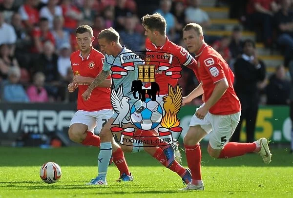 Carl Baker in Action: Coventry City vs. Crewe Alexandra, Football League One, Gresty Road (01-09-2012)