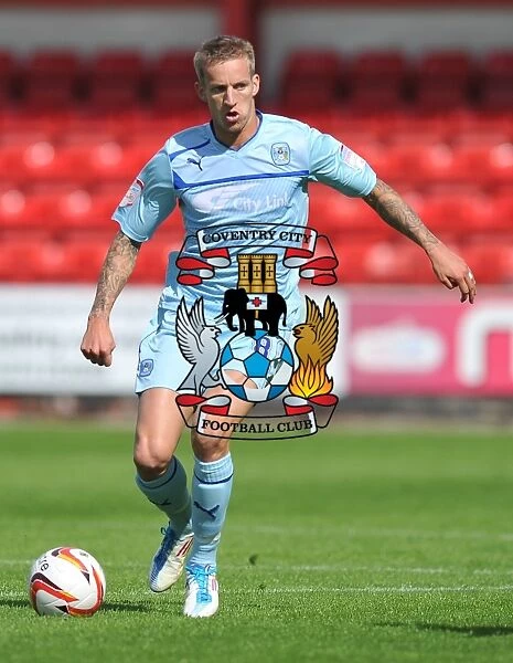 Carl Baker in Action: Coventry City vs Crewe Alexandra, Npower League One, 2012 (Gresty Road)