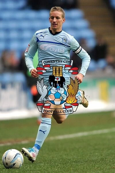 Carl Baker in Action: Coventry City vs Oldham, Npower League One (January 19, 2013) - Ricoh Arena