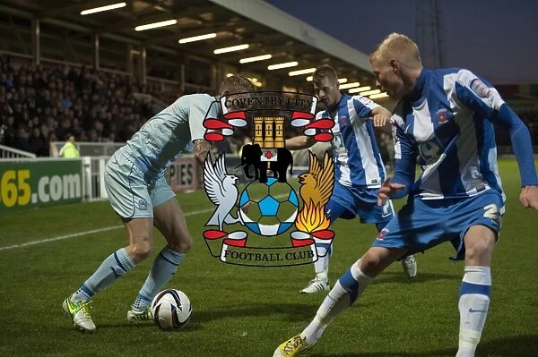 Carl Baker in Action: Hartlepool United vs. Coventry City (Npower League One, 17-11-2012)