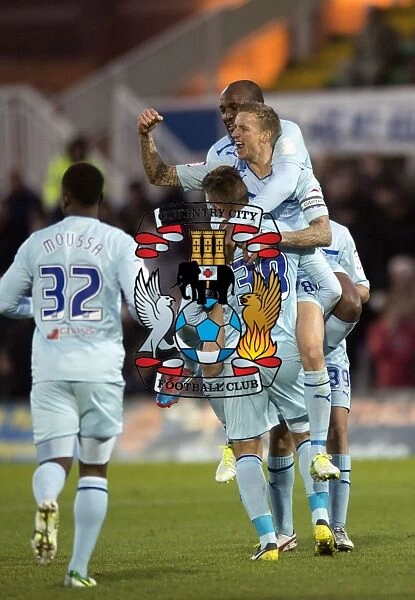 Carl Baker Scores the Opener: Coventry City Ahead in Hartlepool United Clash (Npower League One, 17-11-2012)