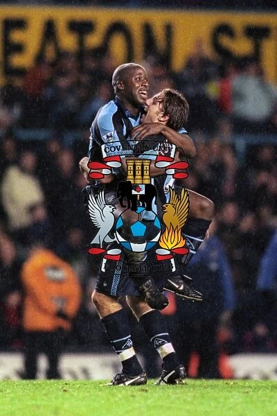 Celebrating Glory: Coventry City's Historic FA Premiership Win Against Manchester United (December 1997)