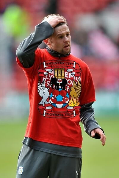 Champion Leader Oliver Norwood at Coventry City's Npower Championship Battle: City Ground Showdown vs. Nottingham Forest (February 18, 2012)