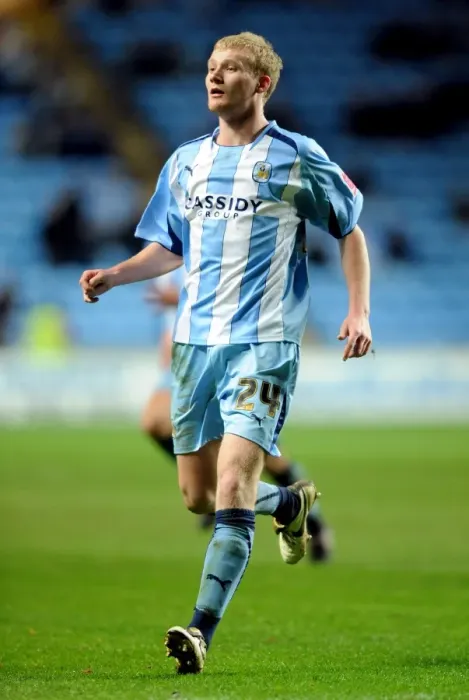 Framed Print : Championship Showdown: Robbie Simpson's Thrilling Performance for Coventry City vs Sheffield United (04-03-2009) at Ricoh Arena Framed Print : Championship Showdown: Robbie Simpson's Thrilling Performance for Coventry City vs Sheffield United (04-03-2009) at Ricoh Arena