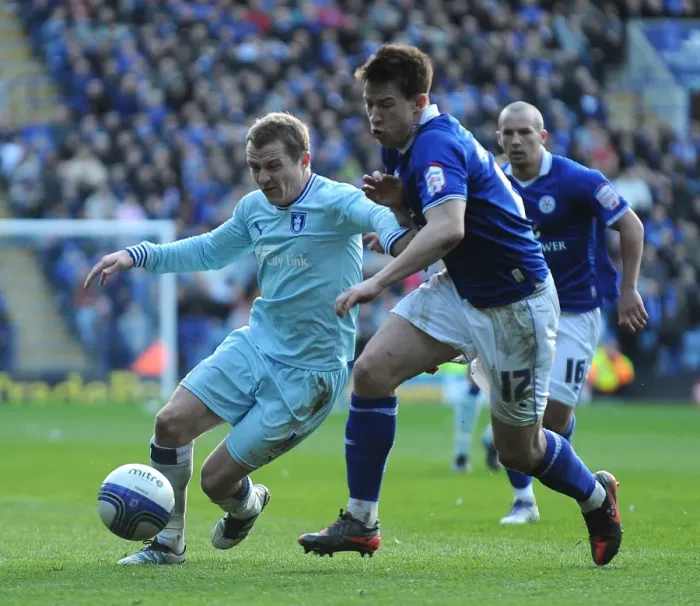 Framed Print : Championship Showdown: St Ledger vs McSheffrey - A Rivalry Renewed at The King Power Stadium (March 3, 2012) Framed Print : Championship Showdown: St Ledger vs McSheffrey - A Rivalry Renewed at The King Power Stadium (March 3, 2012)