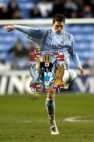 Championship Showdown: Stephen Hughes in Action for Coventry City vs Ipswich Town (29-12-2007)