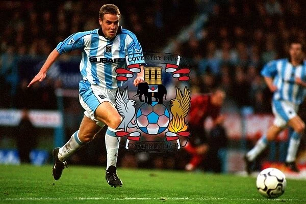 Chasing Glory: Coventry City vs Manchester City - Barry Quinn Pursues the Game-Changing Through Ball (FA Carling Premiership, 01-01-2001)