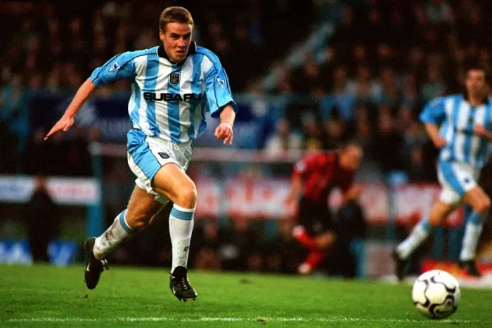 Framed Print : Chasing Glory: Coventry City vs Manchester City - Barry Quinn Pursues the Game-Changing Through Ball (FA Carling Premiership, 01-01-2001) Framed Print : Chasing Glory: Coventry City vs Manchester City - Barry Quinn Pursues the Game-Changing Through Ball (FA Carling Premiership, 01-01-2001)