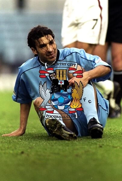 Chippo of Coventry: A Moment of Reflection on the Turf during Coventry City vs Burnley (Nationwide League Division One, 17-11-2001)