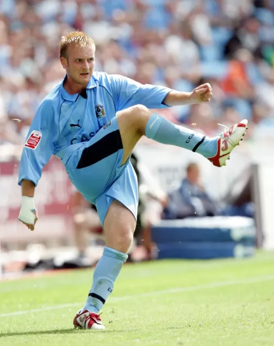 Framed Print : Chris Birchall of Coventry City vs. Sunderland in Coventry City Football Club's Coca-Cola Football League Championship Match at Ricoh Arena (06-08-2006) Framed Print : Chris Birchall of Coventry City vs. Sunderland in Coventry City Football Club's Coca-Cola Football League Championship Match at Ricoh Arena (06-08-2006)