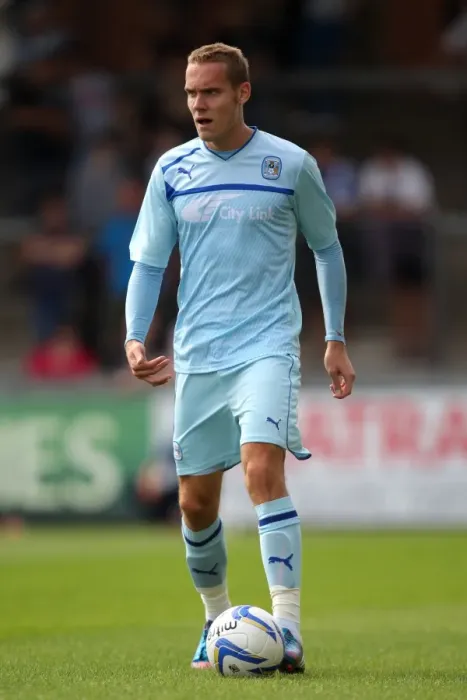Framed Print : Chris Hussey in Action: Coventry City vs. Bristol Rovers Framed Print : Chris Hussey in Action: Coventry City vs. Bristol Rovers